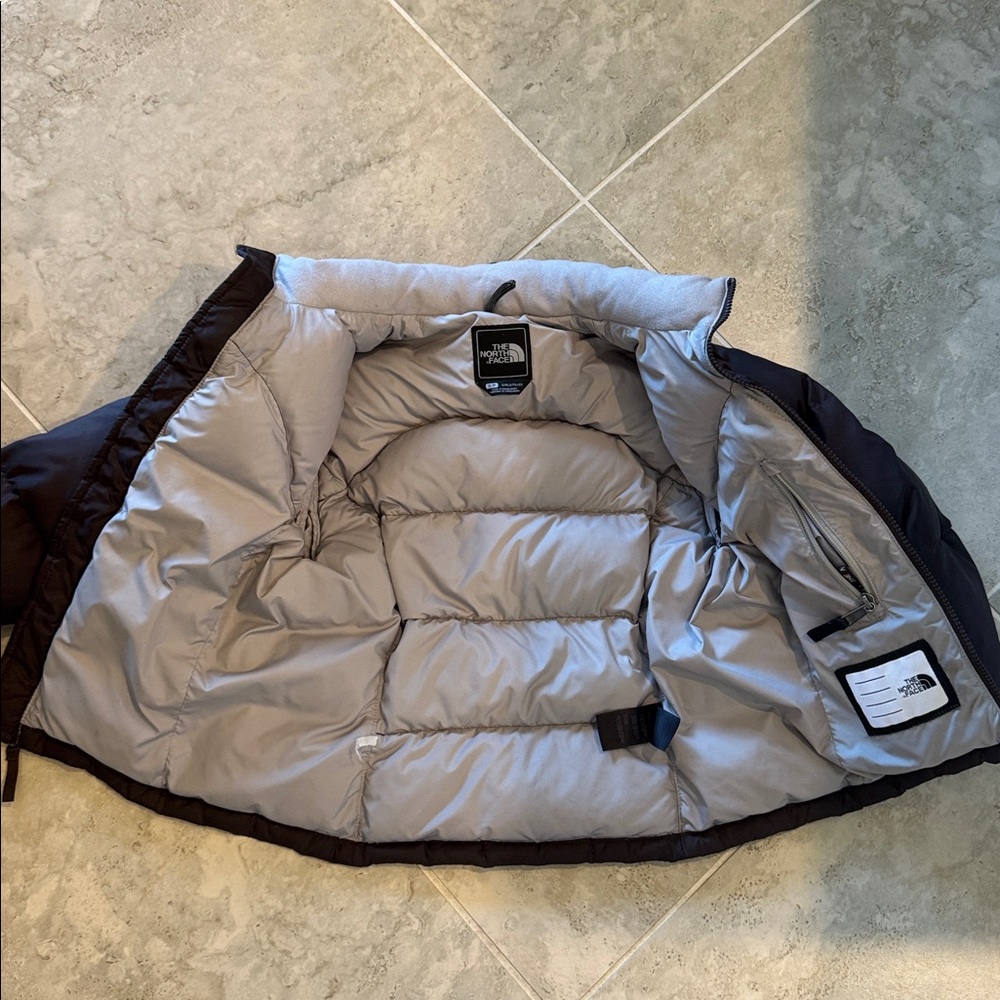 The North Face Dark Brown Puffer Jacket - Picture 7 of 9
